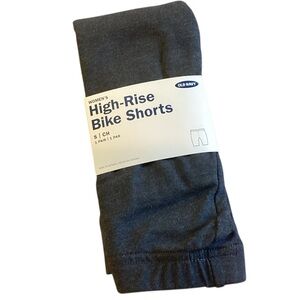 Old Navy Charcoal Grey High Rise‎ Bike Shorts Small NWT